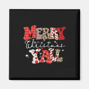Íman Feliz Natal Yall Natal Homens Mulheres Crianças