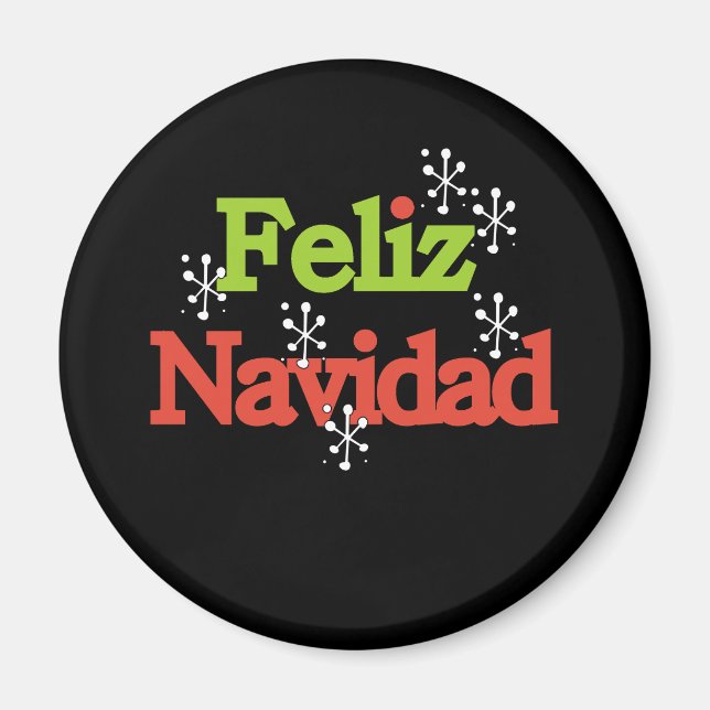 Íman Feliz Navidad (Frente)