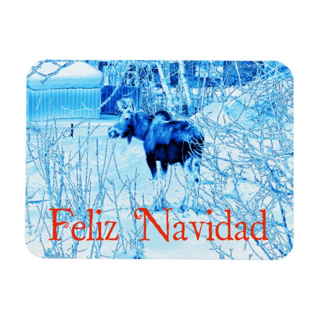 Íman Feliz Navidad - Moose Urbana (Horizontal)