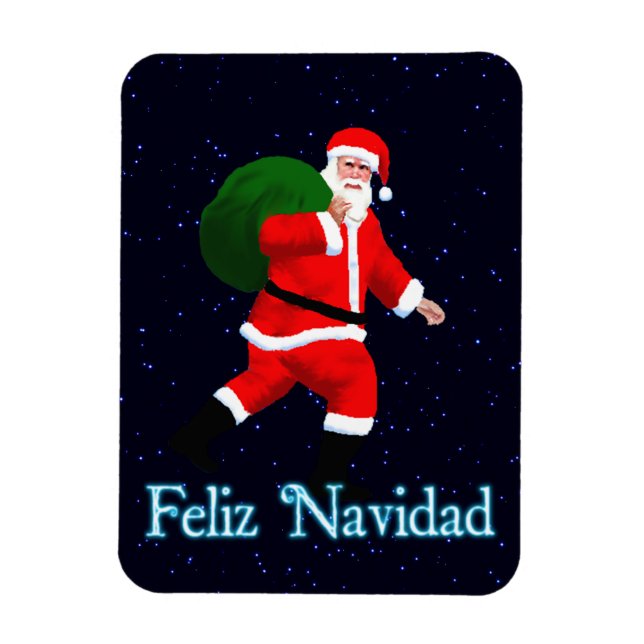 Íman Feliz Navidad - Papai Noel (Vertical)