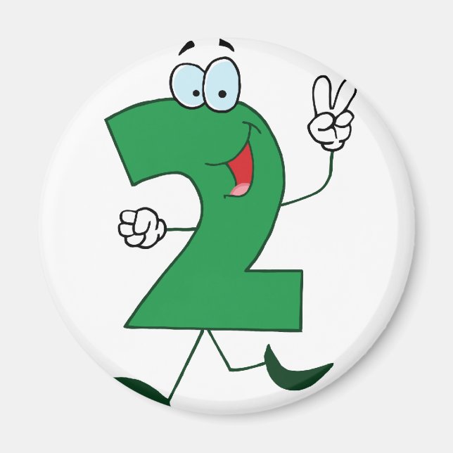 Íman Feliz Número 2 (Frente)