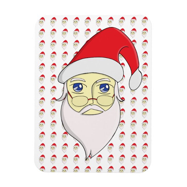 Íman Feliz Papai noel de Natal (Vertical)