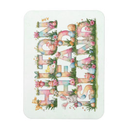 Íman Feliz Páscoa de Ilha de Hilton Head