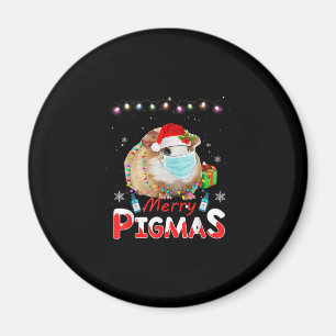 Íman Feliz Pigmas Rosto Máscara Engraçado Guiné Natal P