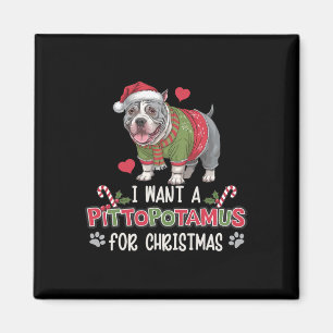 Íman Feliz Pitmas Pitbull Co Eu Amo Meu Pittopotamus Ch