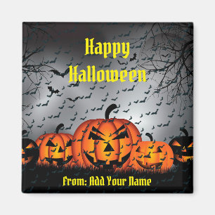 Íman Feliz Presente de Halloween Interessante