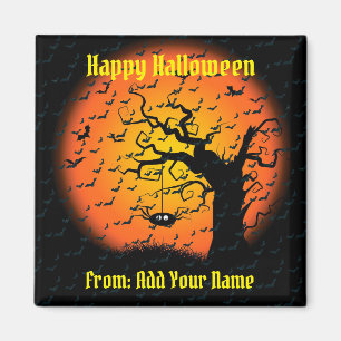 Íman Feliz Presente de Halloween Interessante