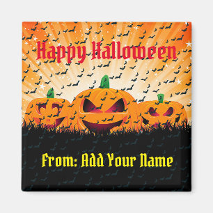 Íman Feliz Presente de Halloween Interessante