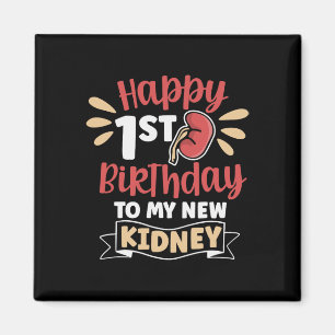 Íman Feliz primeiro aniversario Para O Meu Transplante