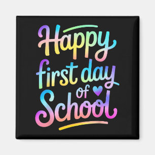 Íman Feliz Primeiro Dia Da Escola De Volta Ao Estudante