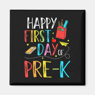 Íman Feliz Primeiro Dia De Pré-escola Professor Alunos