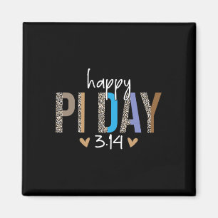 Íman Feliz Professor de Matemática Pi Day Leopard Pi 3