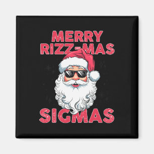 Íman Feliz Rizz Mas Sigmas Engraçado Papai Noel Natal