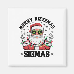 Íman Feliz Rizz Mas Sigmas Engraçado Papai Noel Natal