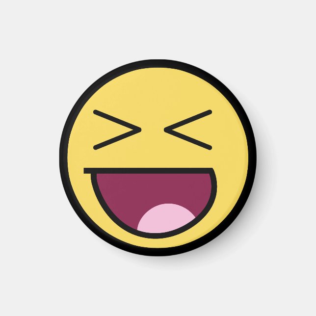 Íman Feliz Rosto Magnífico (Frente)