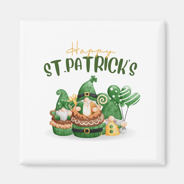 Íman Feliz Rua. Dia dos Patricks. (Frente)