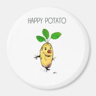 Íman Feliz T-Shirt de batata