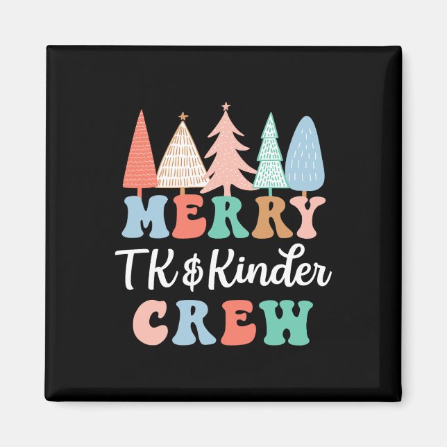 Íman Feliz Tk E Equipe De Kinder Jardim De Infância Pro (Frente)