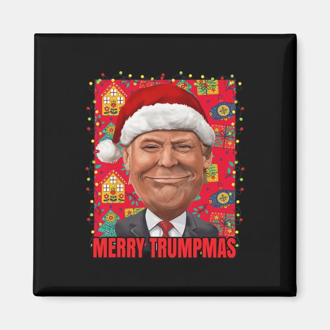Íman Feliz Trump Xmas 2024 (Frente)