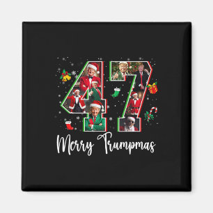 Íman Feliz Trumpmas 47 Famílias Correspondendo Pj Funny
