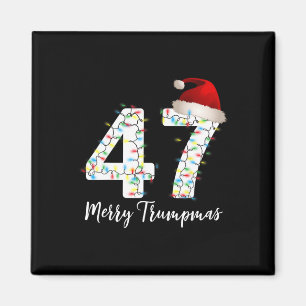 Íman Feliz Trumpmas 47 Famílias Correspondendo Pj Funny
