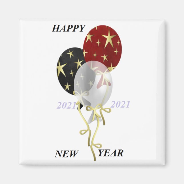 Íman felizes anos novos (Frente)