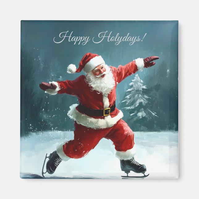 Íman Felizes Festas Papai Noel  (Frente)