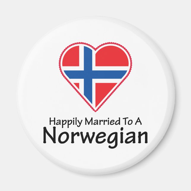 Íman Felizmente Casado com Norueguês (Frente)
