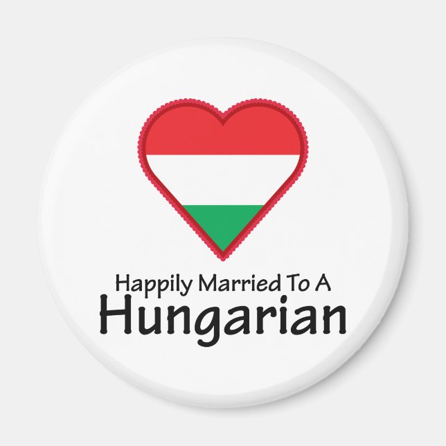 Íman Felizmente Casou com Húngaro (Frente)
