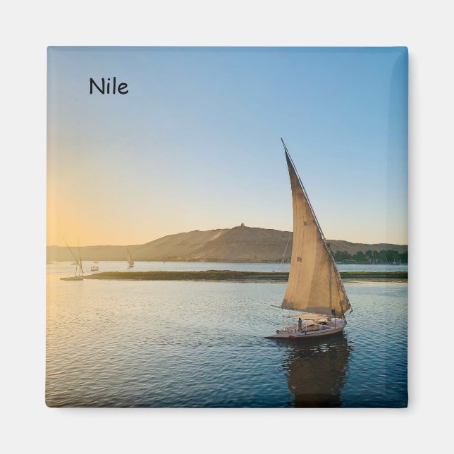 Íman Felukka no Nilo em Aswan (Frente)