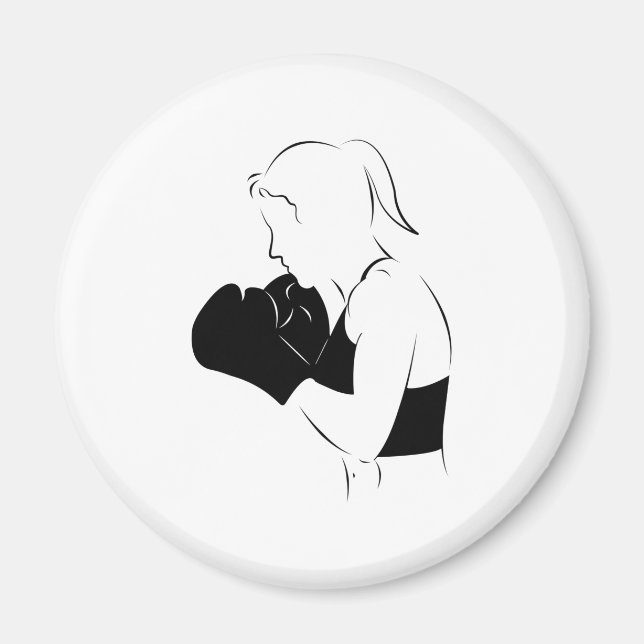 Íman Female Boxer (Frente)