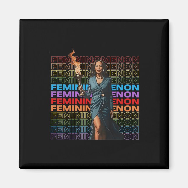 Íman Femininômeno Funny Kamala Harris (Frente)