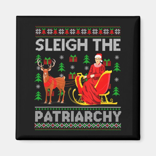 Íman Feminist Ruth Bader Ginsburg Rbg Xmas Sleigh The P (Frente)