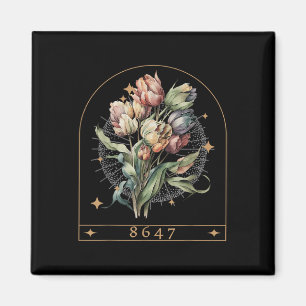 Íman Feminista Floral 8647 Anti-Trump Human Rights Engr