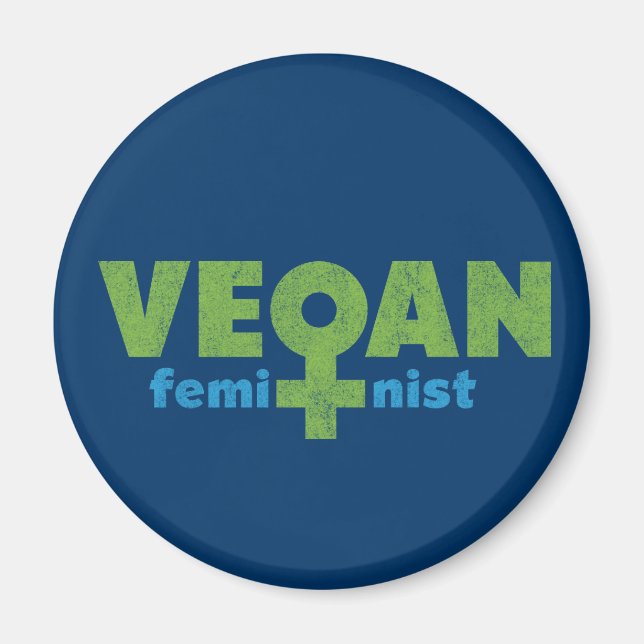 Íman Feminista Vegan (Frente)