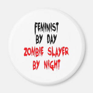 Íman Feminista Zombie Slayer