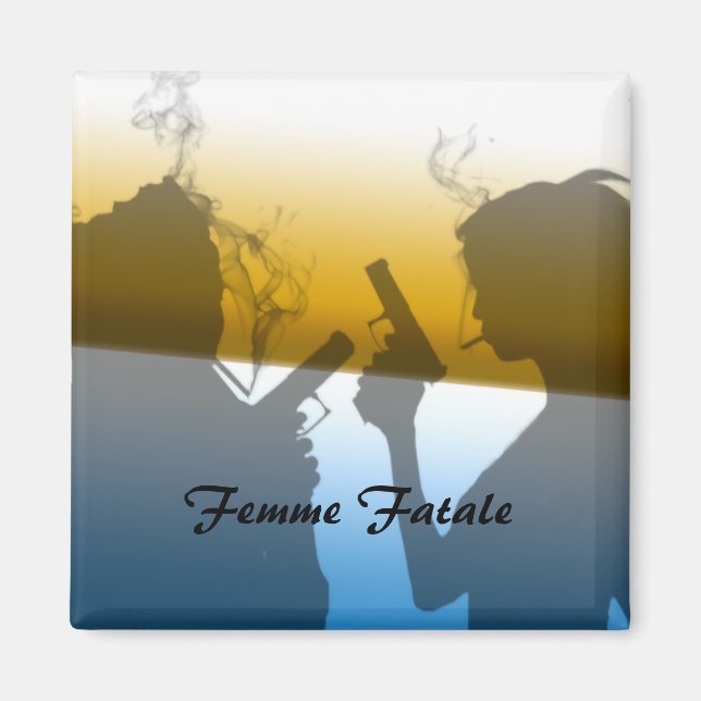 Íman Femme Fatale - Magneta com Problemas Duplos (Frente)