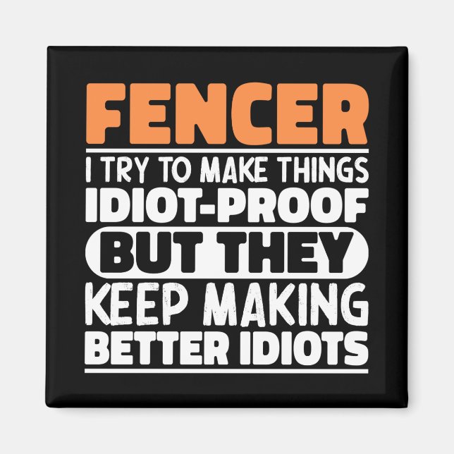 Íman Fencer, Tento Fazer As Coisas Engraçadas Dizendo E (Frente)