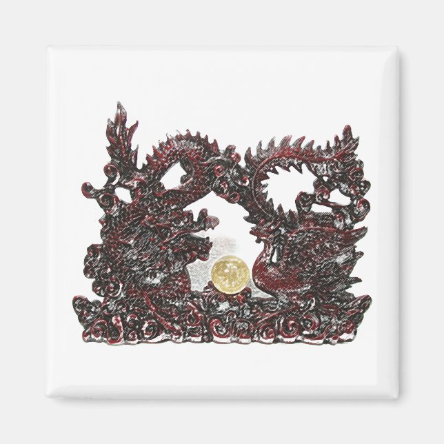Íman Feng Shui Dragon & Phoenix (Frente)