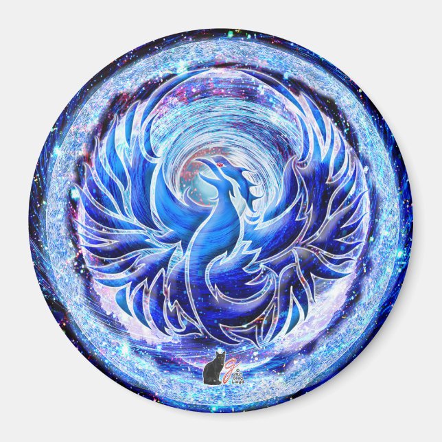 Íman Fenix Azul (Frente)