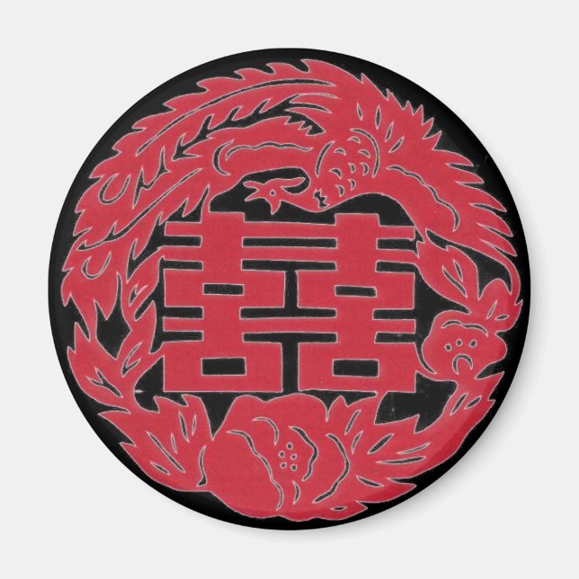 Íman Fênix em dupla felicidade (Frente)