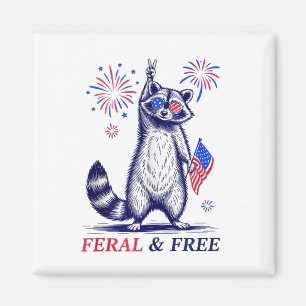 Íman Feral & Feral Patriótico Funny Funny Feral E
