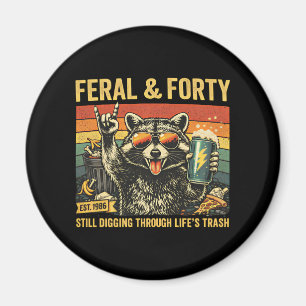 Íman Feral e Quarenta Aniversário de 40 anos Sarcástico
