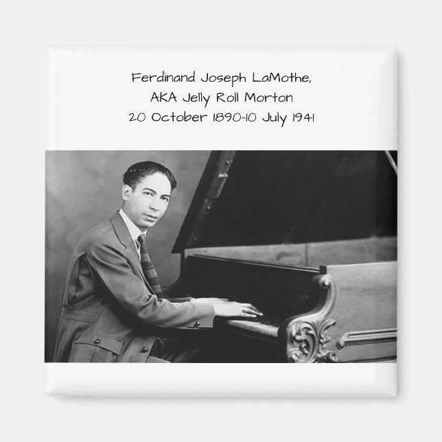 Íman Ferdinand Joseph LaMothe, AKA Jelly Roll Morton (Frente)
