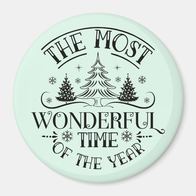 Íman Feriado alegre (Frente)