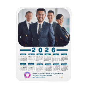 Íman Feriado Comercial no Calendário de Fotos Corporati