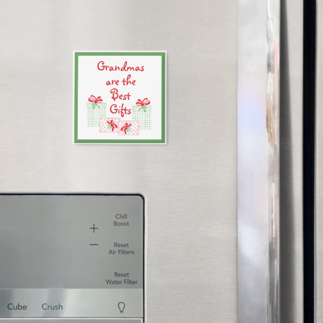 Íman Feriado de Aquarela PERSONALIZAR Vovó (In Situ (Fridge))