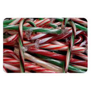 Íman Feriado de chocolate Mint Candy Canes