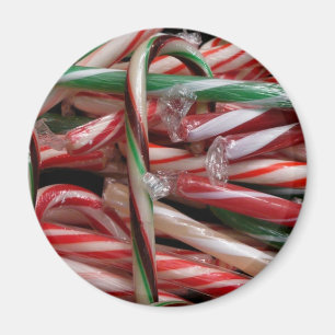 Íman Feriado de chocolate Mint Candy Canes