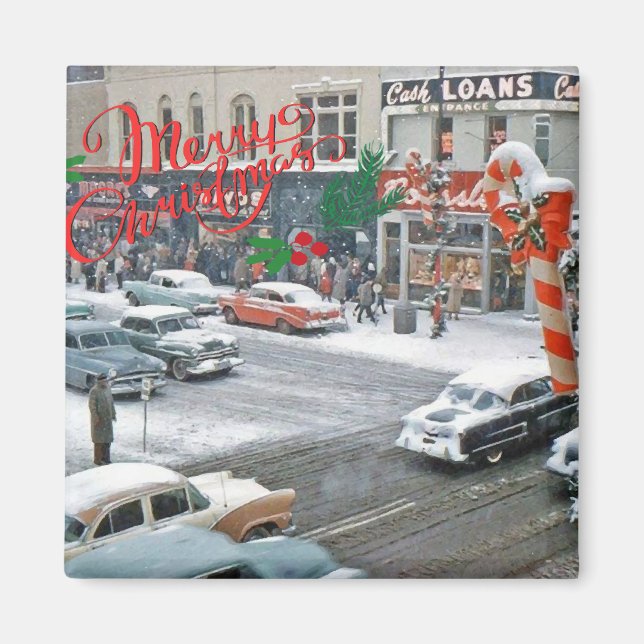 Íman Feriado de Natal Retroativo (Frente)